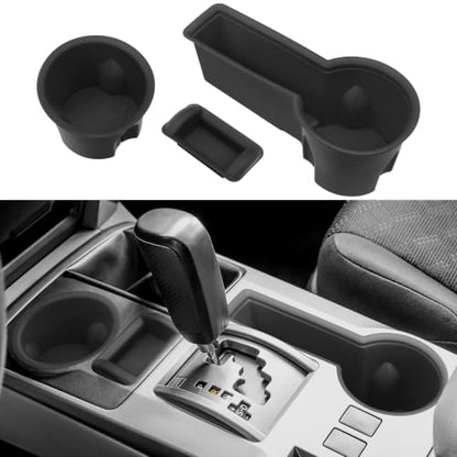 3PCS Cup Holder Insert Compatible with Toyota 4Runner 2010 (For 2010-2024 4Runner (3PCS))