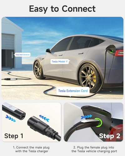 32A EV Charger Extension Cord for Tesla Charger
