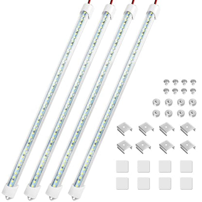 4PCS 12V LED Interior Light Bar (ON/OFF Switch)