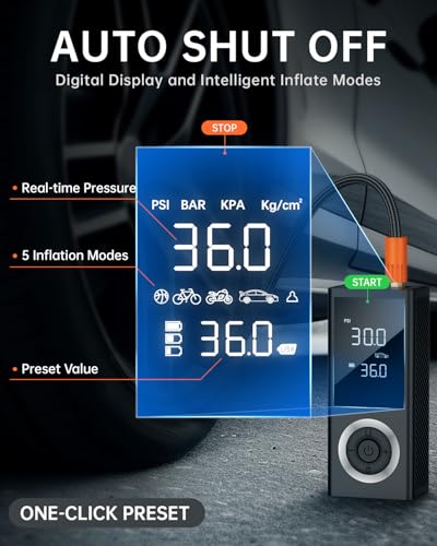 Portable Tire Inflator for Car