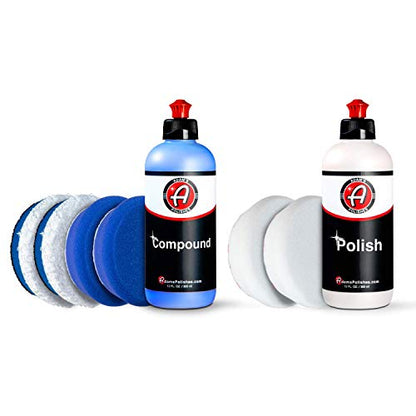 2 Step Polishing System 12oz Combo (2-Step System - 3.5" Pads)