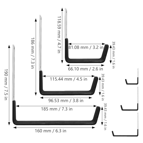 Heavy Duty Garage Hooks (Medium)
