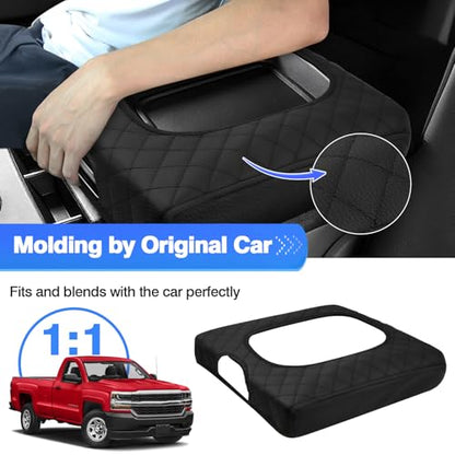 Center Console Cover for 2014 (3)14-18|Silverado&Sierra|Jump Seat,Diamond,Regular)