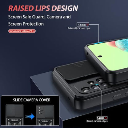 for Samsung Galaxy A71 Case (Samsung Galaxy A71 5G(6.7") / Black)