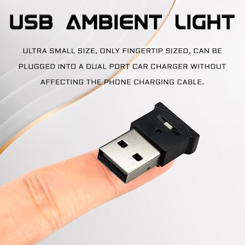 1PCS Mini USB LED Lights for Car Interior (1PCS)