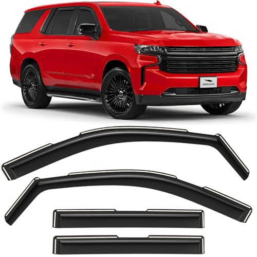 in Channel Extra Durable Rain Guards for Chevrolet (For Tahoe/Escalade/Yukon 21-26)