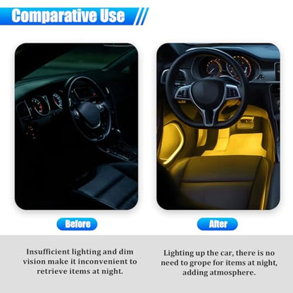 Car Interior LED Lights (Yellow)