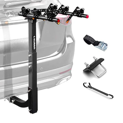 3 Bike Hitch Mount Foldable Bicycle Carrier (3-BIKE RACK)