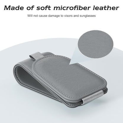 Magnetic Sunglass Holder for Car Visor (Gray)