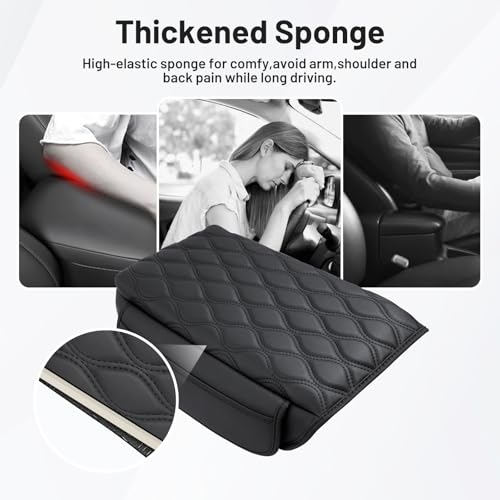 Center Console Cover for 2021 (21-26 Grand Cherokee L Armrest Cushion)