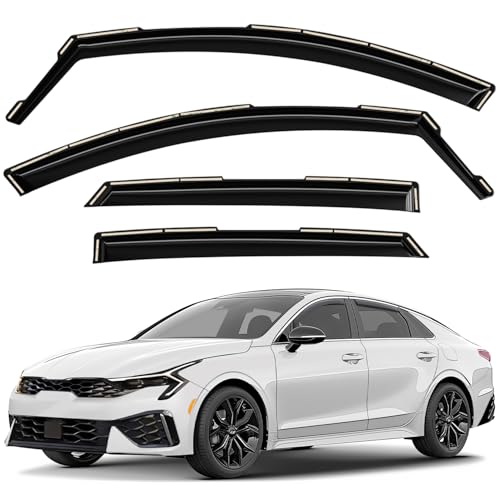 Window Deflectors Smoke Tinted in (For K5 21-26)