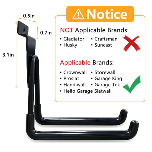 Slatwall Hooks (14pcs Slatwall Hooks)