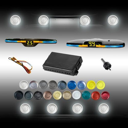 Backup Parktronic System 8 (Silver)