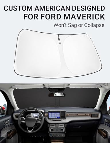 Custom Fit Car Windshield Sun Shade for 2022 (Ford Maverick 2022-2026)