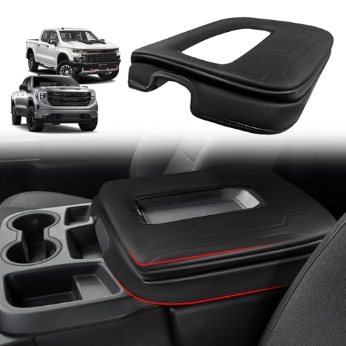 Armrest Cover for Silverado & Sierra 2019 (1) 19-26 |Silverado & Sierra| Jump Seat, +Thick)