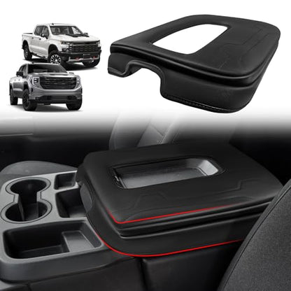 Armrest Cover for Silverado & Sierra 2019 (1) 19-26 |Silverado & Sierra| Jump Seat, +Thick)