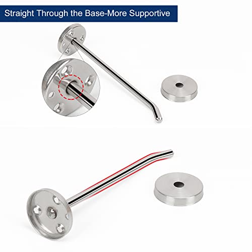 Coat Hooks Wall Mount Hooks for Hanging Hat Hurse Robe (Brushed Nickel / 6 Inch (Wall))