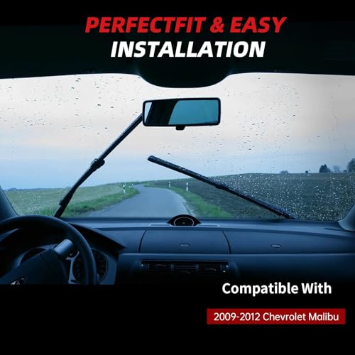 24"+21" Windshield Wiper Blades for Chevy Malibu 2009 (24"+21")