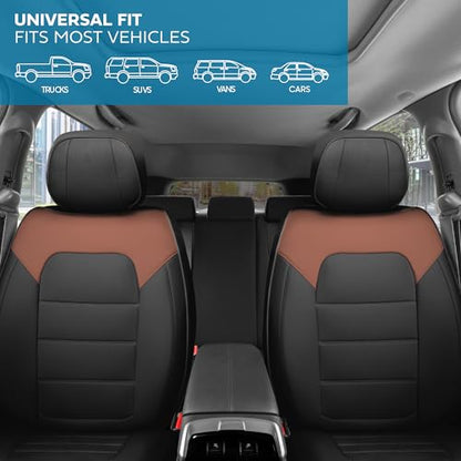 Curated Western Estate Napa Leather Seat Covers for Cars & SUVs (Western Estate – Set / Full Set)