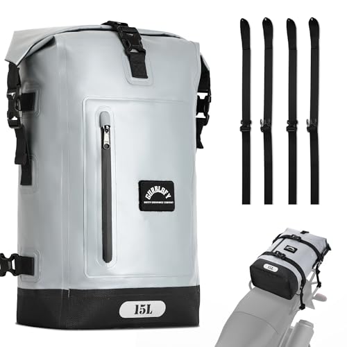 Motorcycle Tail Bag (Stone Grey / 15L)