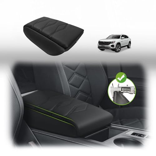 Armrest Cover for Atlas & Cross Sport 2024 (20) 24+ |Atlas| V1 Black, +Thick)