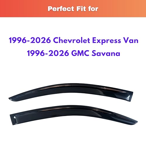 Rain Guards Fit for 1996 (1996-2026 Express Van/Savana)