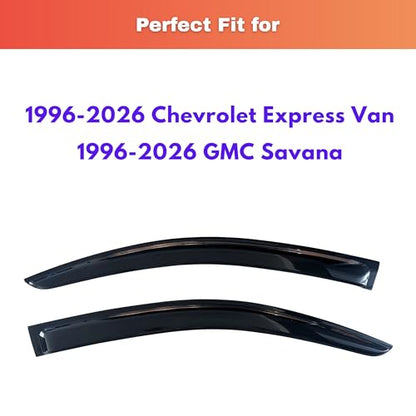 Rain Guards Fit for 1996 (1996-2026 Express Van/Savana)