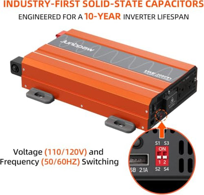 2080W Pure Sine Wave Power Inverter 24V to 110