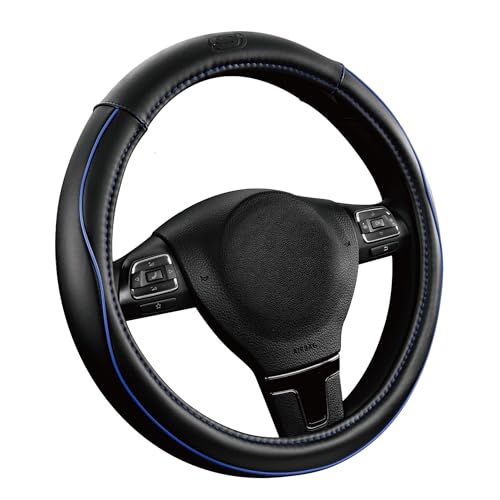Memory Foam Steering Wheel Cover (Blue)