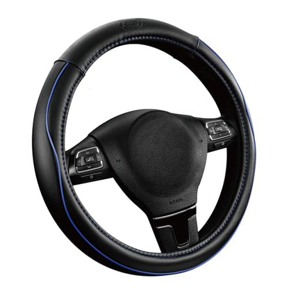 Memory Foam Steering Wheel Cover (Blue)