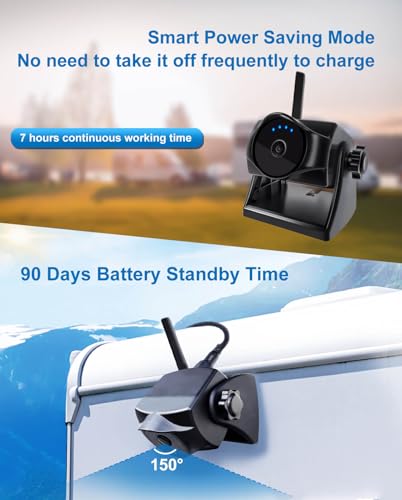 1080P Magnetic Wireless Backup Camera WiFi Hitch Camera (A backup camera)