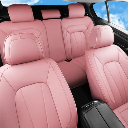 Pink Car Seat Covers (Full Set / Pink)