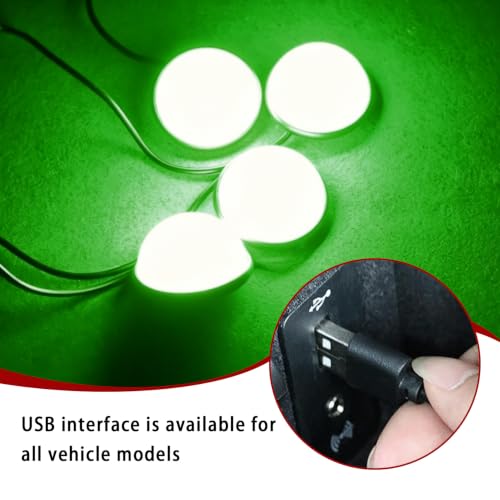 Car Interior LED Lights (Green)