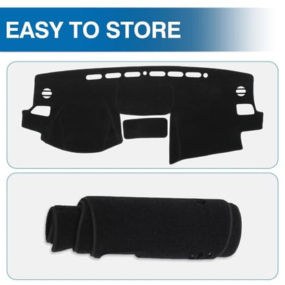 Black Dash Cover for Subaru Forester 2014 (Forester 14-18(black))