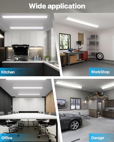 4FT LED Wraparound Light 6600LM (4 PACK-4000K)