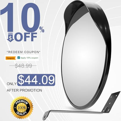 18 Inch Convex Security Mirror for Parking Assist (18 Inch)