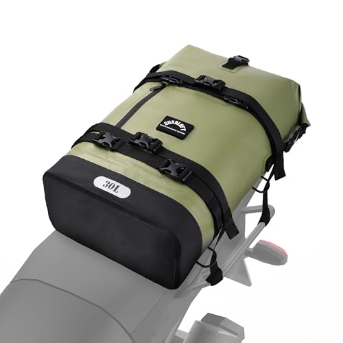 Motorcycle Saddle Bag (Field Green / 30L)