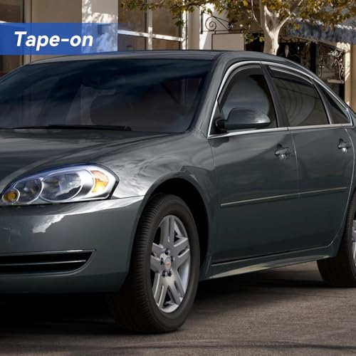 Window Visors Rain Guards for 2006 (2006-2013 Chevy Impala)