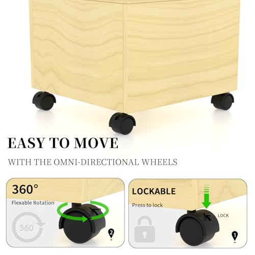 Rotating Slatwall Display Rack (Maple)