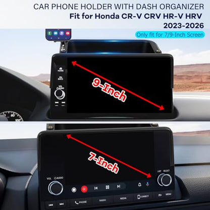 Car Phone Holder Fit for Honda CR (For Honda HR-V 2023-2026 7/9inch)