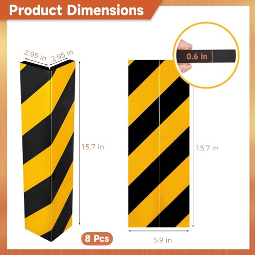 8 Pcs Garage Wall Protectors