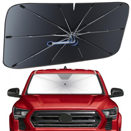 Windshield Sun Shade Umbrella for Toyota Tacoma 2016 (For Toyota Tacoma 2016-2026)