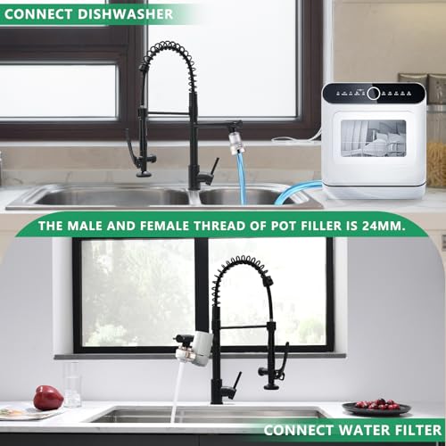Black Kitchen Faucet (Matte Black)