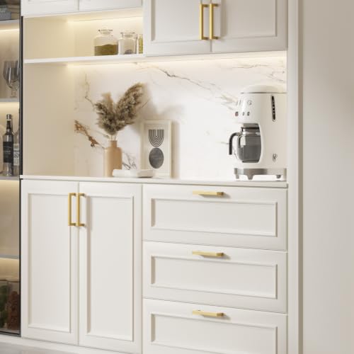 15 Pack Gold Cabinet Handles 7 (Gold / 7-1/2 inch Hole Centers)