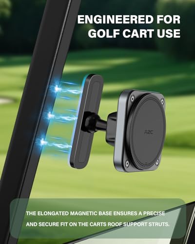 Upgraded Magnetic Golf Cart Phone Holder (Pro)