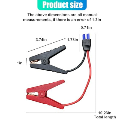 EC5 Car Jumper Starter Cable with Battery Clamps (1PC)