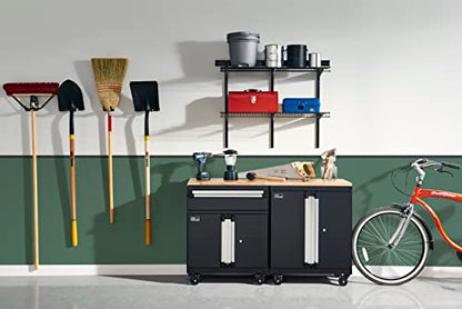 Heavy Duty Wall Shelf Kit for Garage (2 shelves)