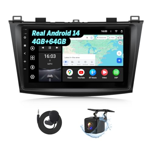 4+64GB 9" Android 14 Car Stereo for Mazda 3 2010 (Mazda 3 4+64GB)