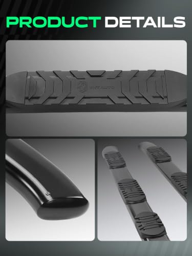 5 Inch Running Boards for Chevy & GMC (Crew Cab/6.5FT Bed / Carbon Steel)