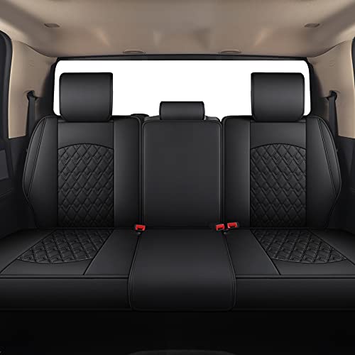 Car Seat Covers for Dodge Ram Full Set (5 PCS Full Set,Black)